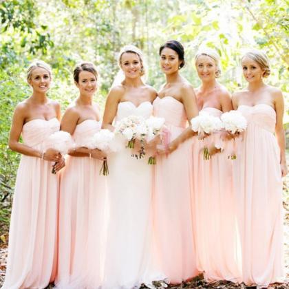 Blush pink deals chiffon dress