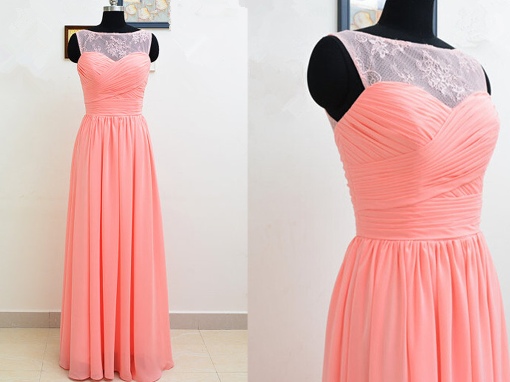 light coral pink dress