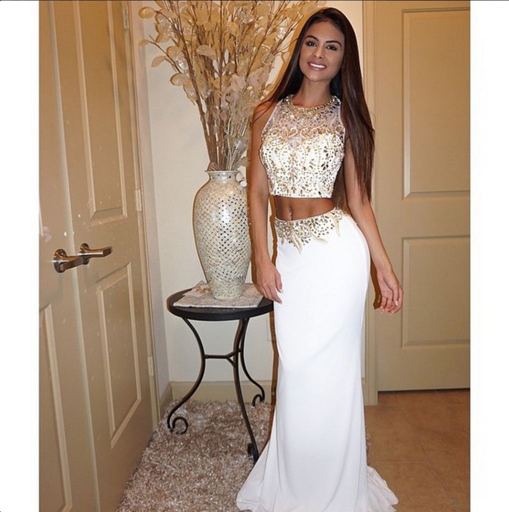 two piece tight homecoming dresses